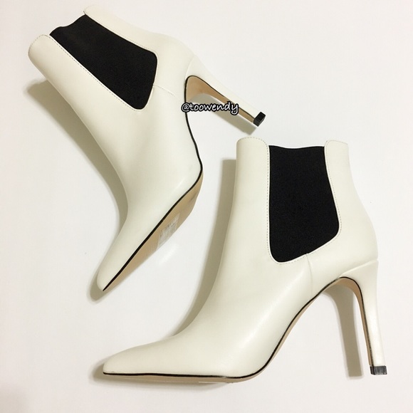 forever 21 white booties